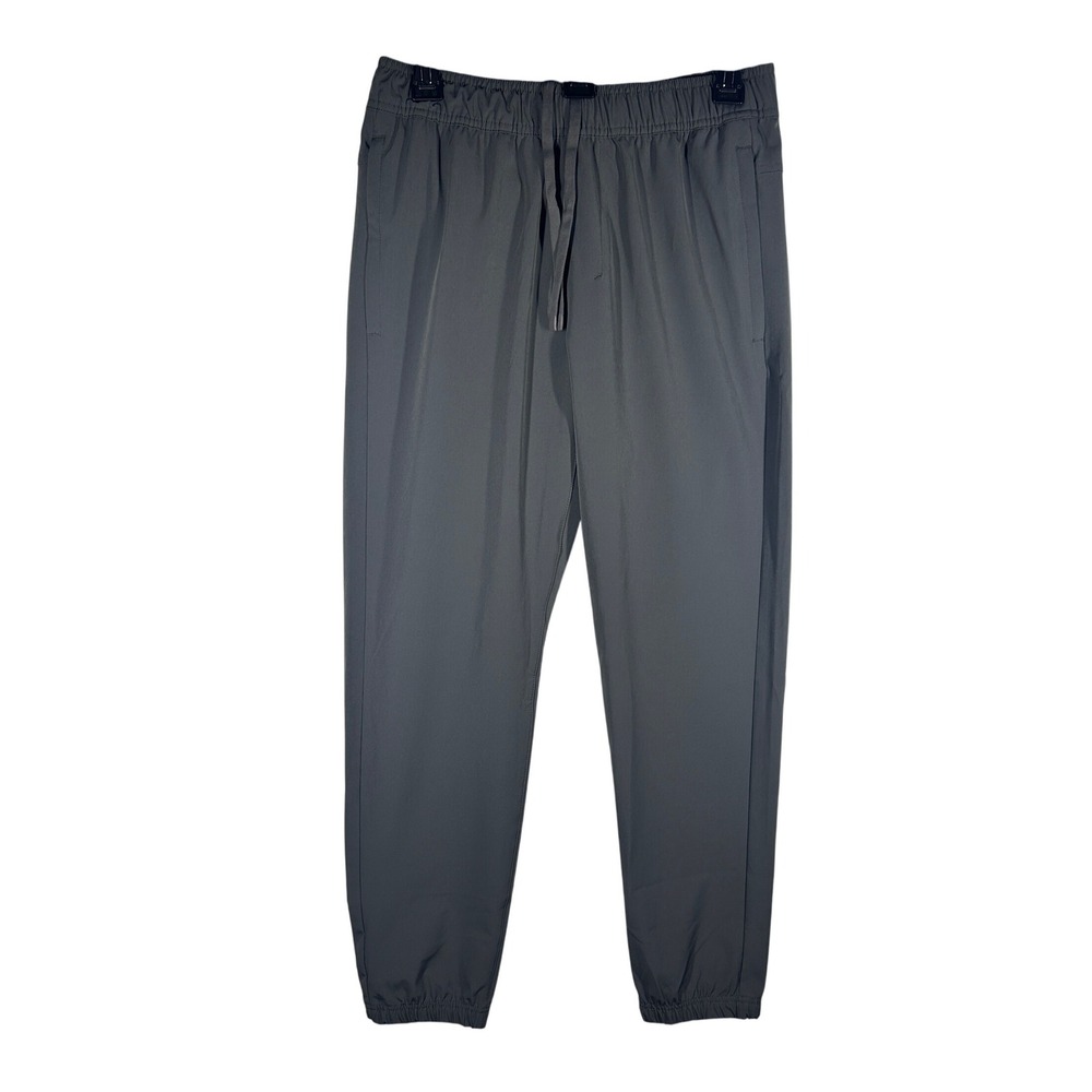 Soybu Mens Woven Jogger Pants Gray Drawstring Elastic Waist Size Small NEW‎